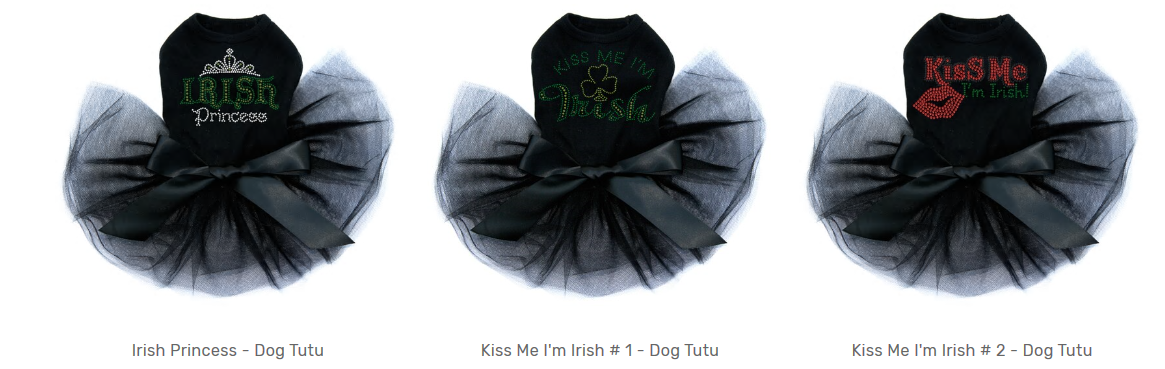 St Patrick Dog Tutus