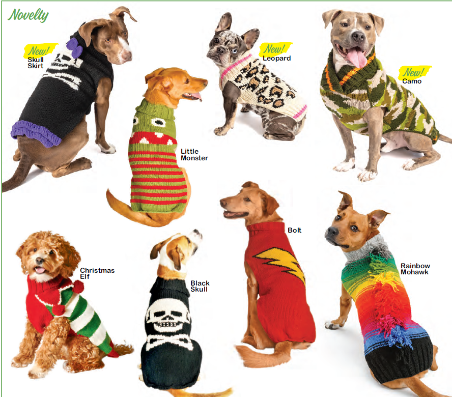 Novelty Wool Sweaters For Large and Big Dogs